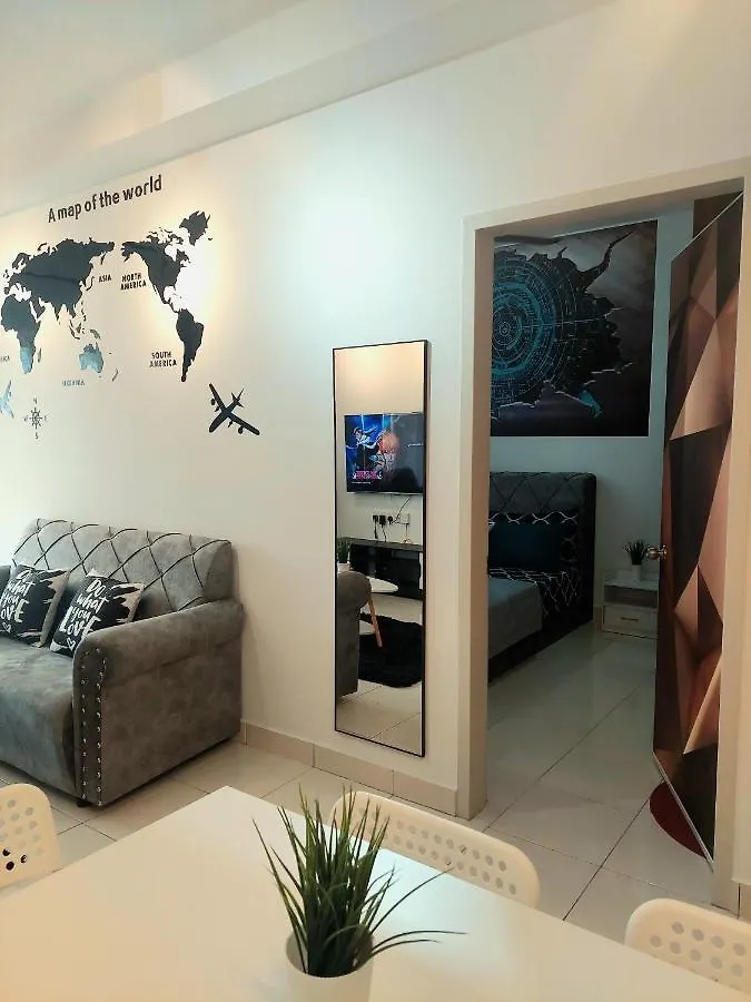 Klia Travel Homestay - 3R 2B - Wifi & Netflix Sepang Apartment